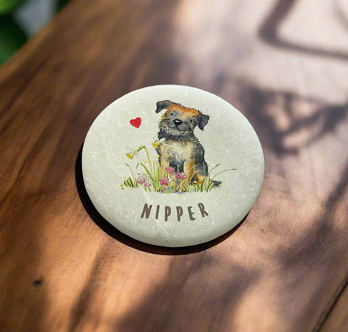 Border Terrier Marble Memorial